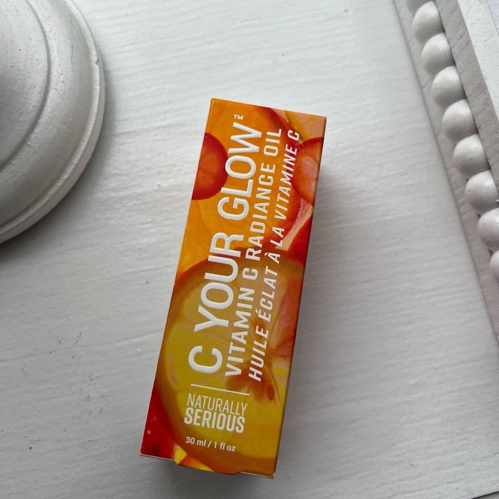 BRAND NEW IN BOX C Your Glow Vitamin C Radiance Oil by Naturally Serious 1 Fl Oz